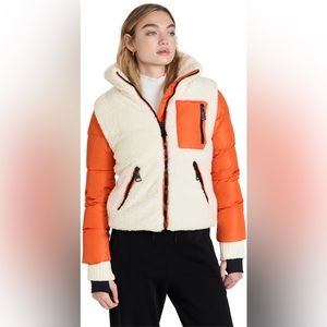 SAM. Wylie Sherpa Down Jacket Orange size M